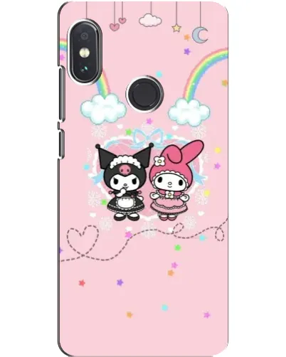 Чехол для Xiaomi Redmi Note 5 с картинкой «My Melody и Kuromi»