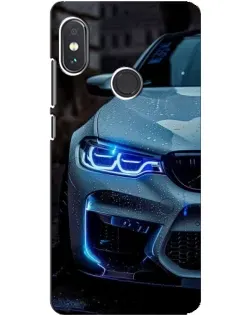 Чохол для Xiaomi Redmi Note 5 з картинкою «Погляд BMW з синіми фарами» Чохол для Xiaomi Redmi Note 5 з картинкою «Погляд BMW з синіми фарами»