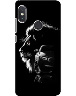 Чохол для Xiaomi Redmi Note 5 з картинкою «BMW та лев» Чохол для Xiaomi Redmi Note 5 з картинкою «BMW та лев»