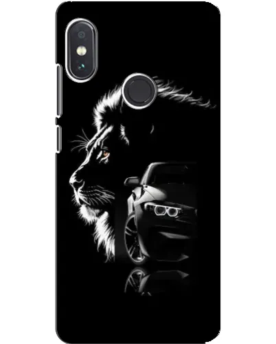 Чохол для Xiaomi Redmi Note 5 з картинкою «BMW та лев» Чохол для Xiaomi Redmi Note 5 з картинкою «BMW та лев»