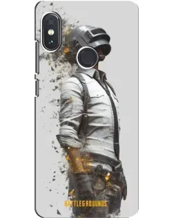 Чохол для Xiaomi Redmi Note 5 з картинкою «PUBG — боєць у пилу»