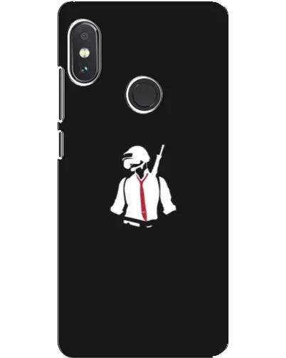 Чохол для Xiaomi Redmi Note 5 з картинкою «PUBG — силует воїна»