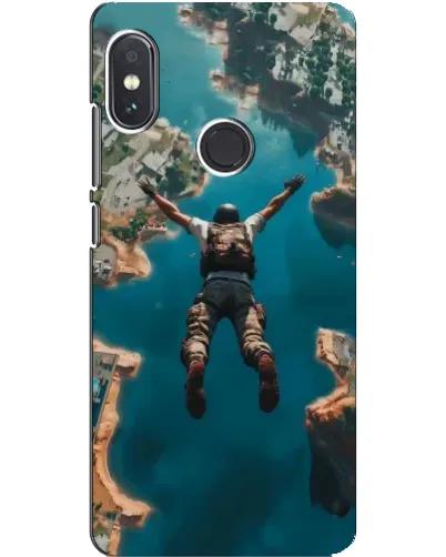 Чохол для Xiaomi Redmi Note 5 з картинкою «PUBG — вільне падіння»