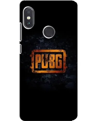 Чохол для Xiaomi Redmi Note 5 з картинкою «PUBG — золотий логотип»
