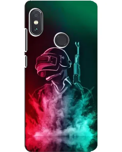 Чохол для Xiaomi Redmi Note 5 з картинкою «PUBG — вогняний воїн»