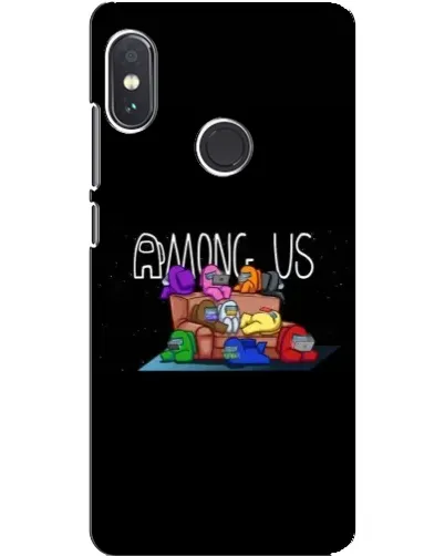 Чохол для Xiaomi Redmi Note 5 з картинкою «Логотип Among Us»