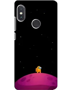 Чохол для Xiaomi Redmi Note 5 з картинкою «Самотній герой на планеті»