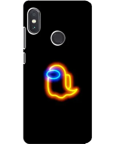 Чохол для Xiaomi Redmi Note 5 з картинкою «Among Us неонове сяйво»
