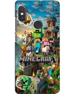 Чохол для Xiaomi Redmi Note 5 з картинкою «Замок Minecraft»