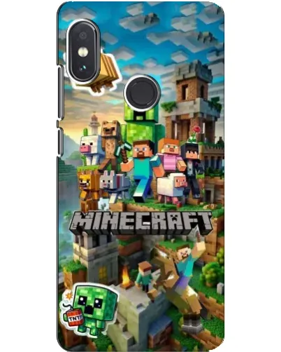 Чохол для Xiaomi Redmi Note 5 з картинкою «Замок Minecraft»