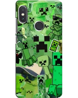 Чохол для Xiaomi Redmi Note 5 з картинкою «Кріпери Minecraft»