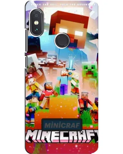 Чохол для Xiaomi Redmi Note 5 з картинкою «Minecraft герої гри»