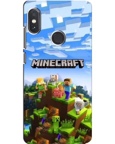 Чохол для Xiaomi Redmi Note 5 з картинкою «Minecraft класичний світ»