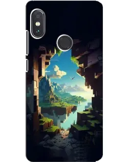 Чохол для Xiaomi Redmi Note 5 з картинкою «Вид з печери»
