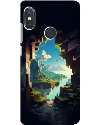 Чохол для Xiaomi Redmi Note 5 з картинкою «Вид з печери»