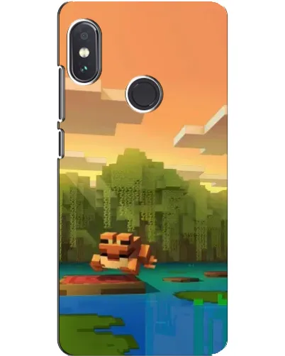 Чохол для Xiaomi Redmi Note 5 з картинкою «Майнкрафт захід сонця»