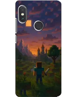 Чохол для Xiaomi Redmi Note 5 з картинкою «Стів біля вежі»