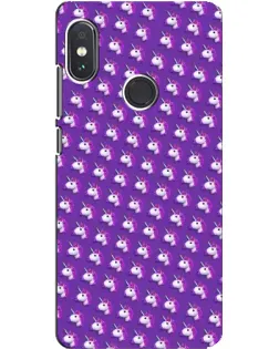 Чохол для Xiaomi Redmi Note 5 з картинкою «Єдинороги на фіолетовому»