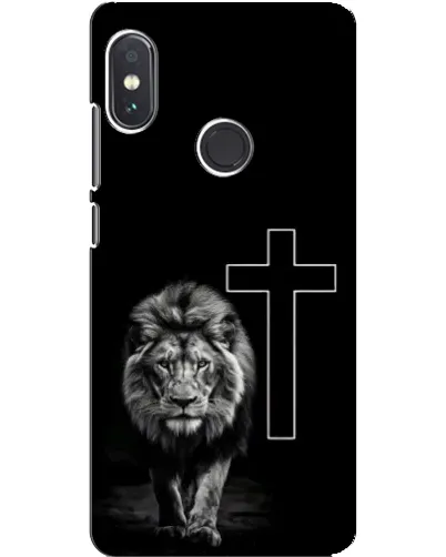 Чохол для Xiaomi Redmi Note 5 з картинкою «Лев та Хрест»