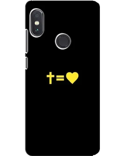 Чохол для Xiaomi Redmi Note 5 з картинкою «Серце та Хрест»
