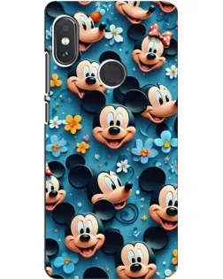 Чехол для Xiaomi Redmi Note 5 с картинкой «Паттерн Микки и Минни» Чехол для Xiaomi Redmi Note 5 с картинкой «Паттерн Микки и Минни»