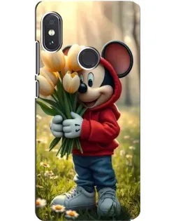 Чехол для Xiaomi Redmi Note 5 с картинкой «Микки с тюльпанами» Чехол для Xiaomi Redmi Note 5 с картинкой «Микки с тюльпанами»