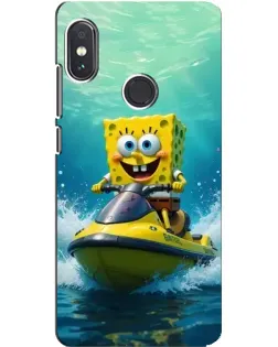 Чехол для Xiaomi Redmi Note 5 с картинкой «Спанч Боб на гидроцикле» Чехол для Xiaomi Redmi Note 5 с картинкой «Спанч Боб на гидроцикле»