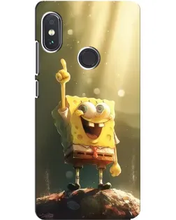 Чехол для Xiaomi Redmi Note 5 с картинкой «Сияющий Спанч Боб» Чехол для Xiaomi Redmi Note 5 с картинкой «Сияющий Спанч Боб»
