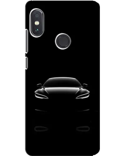 Чохол для Xiaomi Redmi Note 5 з картинкою «Силует Tesla Night»