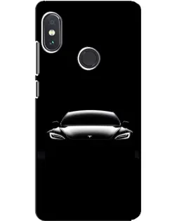 Чохол для Xiaomi Redmi Note 5 з картинкою «Фари Tesla Night»
