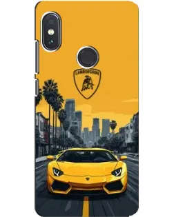 Чехол для Xiaomi Redmi Note 5 с картинкой «Желтый Lamborghini город» Чехол для Xiaomi Redmi Note 5 с картинкой «Желтый Lamborghini город»