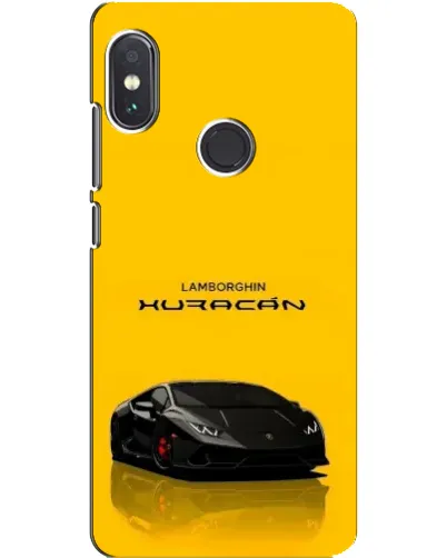 Чехол для Xiaomi Redmi Note 5 с картинкой «Lamborghini Huracan черный»