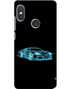 Чехол для Xiaomi Redmi Note 5 с картинкой «Неоновый контур Lamborghini» Чехол для Xiaomi Redmi Note 5 с картинкой «Неоновый контур Lamborghini»