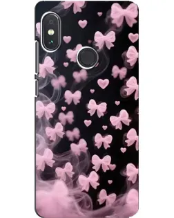 Чехол для Xiaomi Redmi Note 5 с картинкой «Неоновое кружево»
