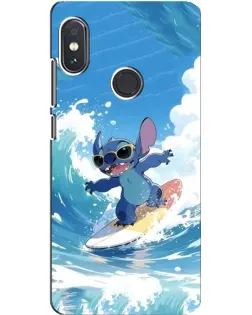 Чохол для Xiaomi Redmi Note 5 з картинкою «Стіч на хвилі»