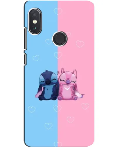 Чохол для Xiaomi Redmi Note 5 з картинкою «Stitch та Angel Love»
