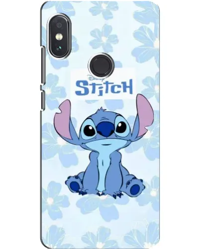 Чохол для Xiaomi Redmi Note 5 з картинкою «Stitch серед квітів»