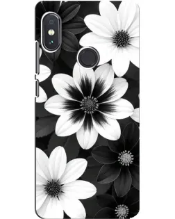 Чехол для Xiaomi Redmi Note 5 с картинкой «Монохромные астры» Чехол для Xiaomi Redmi Note 5 с картинкой «Монохромные астры»