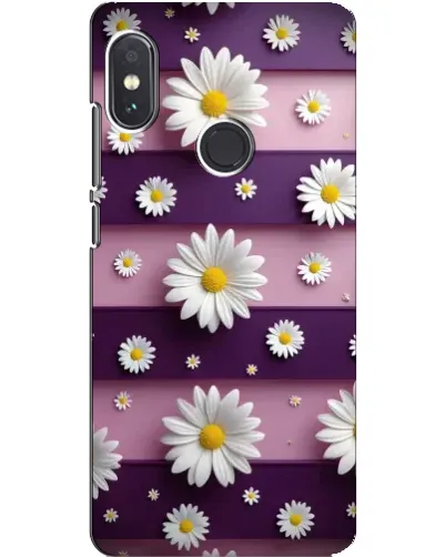 Чехол для Xiaomi Redmi Note 5 с картинкой «Ромашки на фиолетовом» Чехол для Xiaomi Redmi Note 5 с картинкой «Ромашки на фиолетовом»