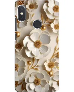 Чехол для Xiaomi Redmi Note 5 с картинкой «Белие бумажние цвети» Чехол для Xiaomi Redmi Note 5 с картинкой «Белие бумажние цвети»