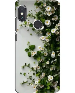 Чехол для Xiaomi Redmi Note 5 с картинкой «Ветка мелких белых цветов» Чехол для Xiaomi Redmi Note 5 с картинкой «Ветка мелких белых цветов»