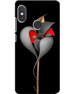 Чехол для Xiaomi Redmi Note 5 с картинкой «Серебряный фантазийный цветок» Чехол для Xiaomi Redmi Note 5 с картинкой «Серебряный фантазийный цветок»
