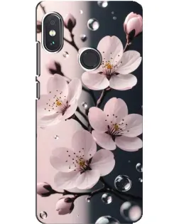Чехол для Xiaomi Redmi Note 5 с картинкой «Нежная сакура и капли» Чехол для Xiaomi Redmi Note 5 с картинкой «Нежная сакура и капли»