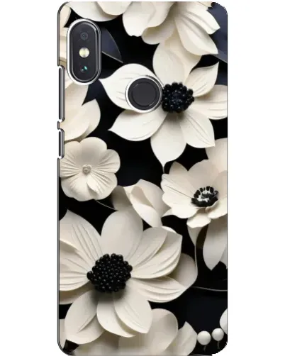 Чехол для Xiaomi Redmi Note 5 с картинкой «Объемные белые цветы» Чехол для Xiaomi Redmi Note 5 с картинкой «Объемные белые цветы»