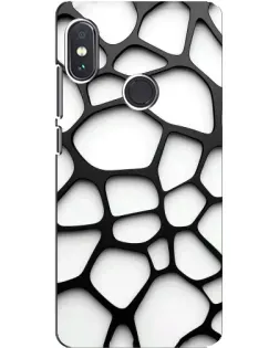 Чехол для Xiaomi Redmi Note 5 с картинкой «Белая объемная сетка» Чехол для Xiaomi Redmi Note 5 с картинкой «Белая объемная сетка»