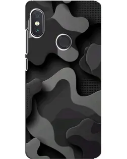 Чехол для Xiaomi Redmi Note 5 с картинкой «Темный абстрактный камуфляж» Чехол для Xiaomi Redmi Note 5 с картинкой «Темный абстрактный камуфляж»