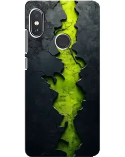 Чехол для Xiaomi Redmi Note 5 с картинкой «Салатовый разлом скалы» Чехол для Xiaomi Redmi Note 5 с картинкой «Салатовый разлом скалы»