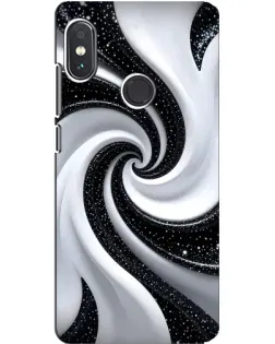 Чехол для Xiaomi Redmi Note 5 с картинкой «Черно-белая спираль» Чехол для Xiaomi Redmi Note 5 с картинкой «Черно-белая спираль»