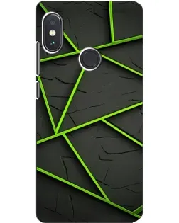 Чехол для Xiaomi Redmi Note 5 с картинкой «Зеленые геометрические линии» Чехол для Xiaomi Redmi Note 5 с картинкой «Зеленые геометрические линии»