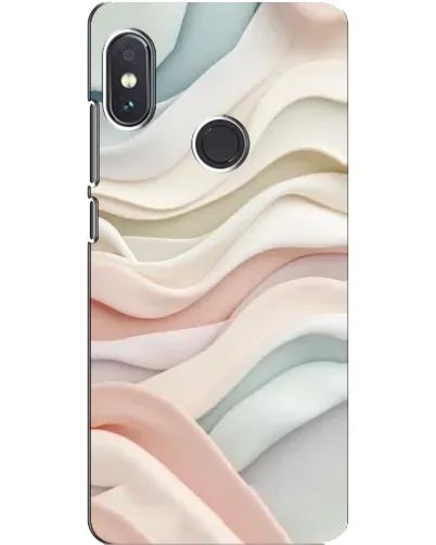 Чехол для Xiaomi Redmi Note 5 с картинкой «Пастельные нежные волны»